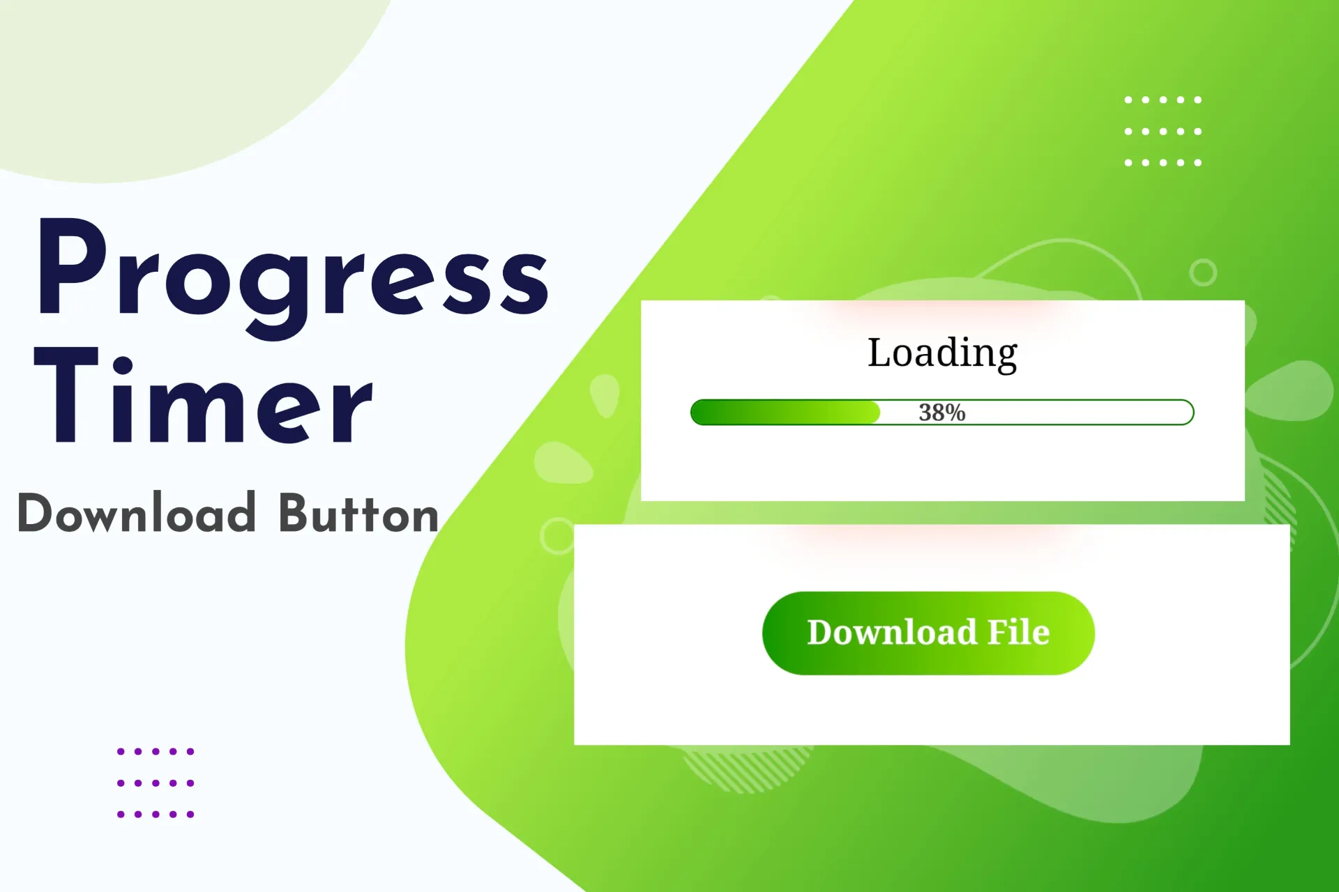 Animated Download Progress Bar