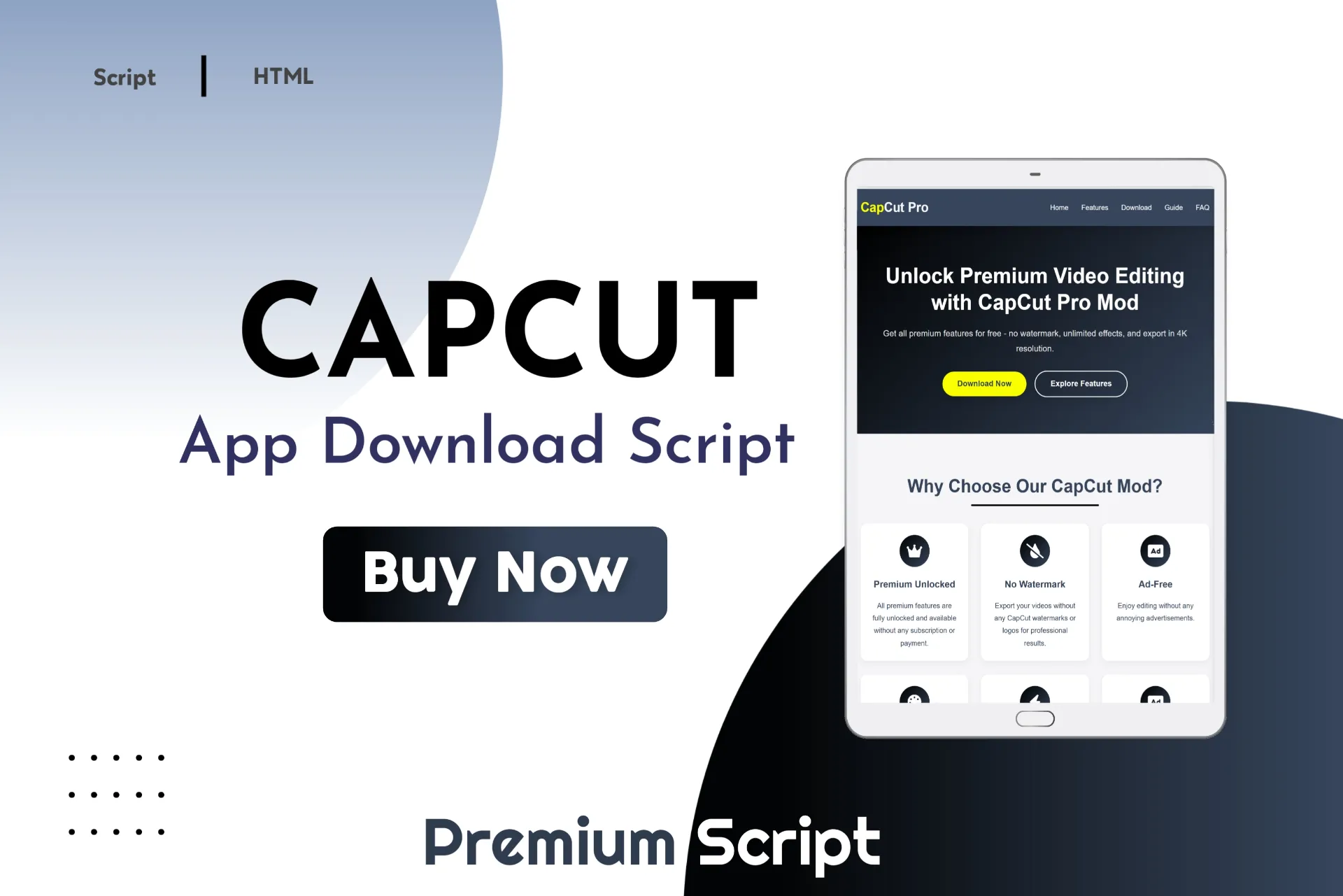 CapCut Pro Mod APK Script