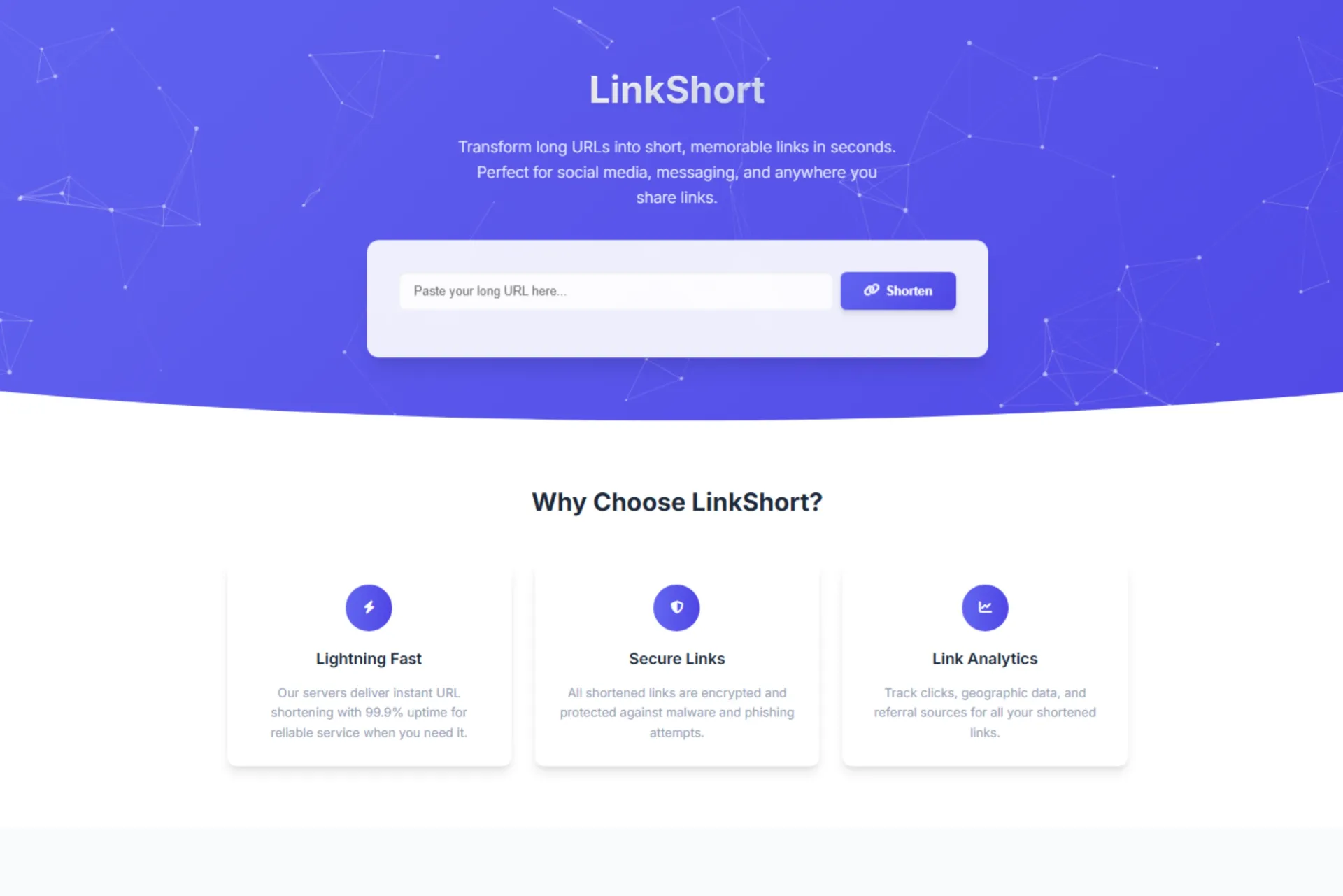 Fast & Secure URL Shortener