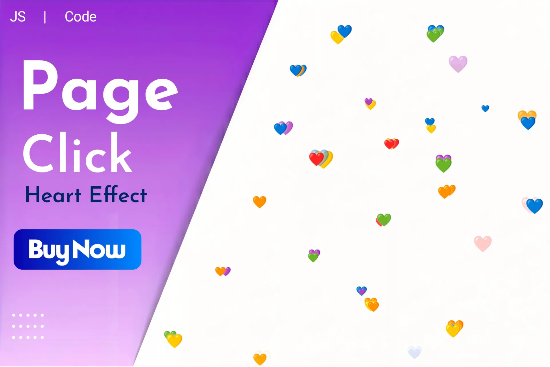 Floating Heart Click Animation