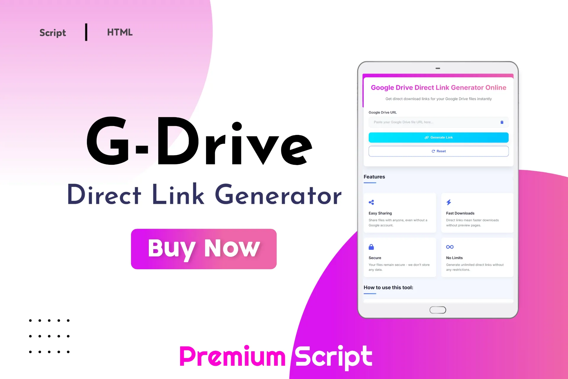 Google Drive Direct Link Generator