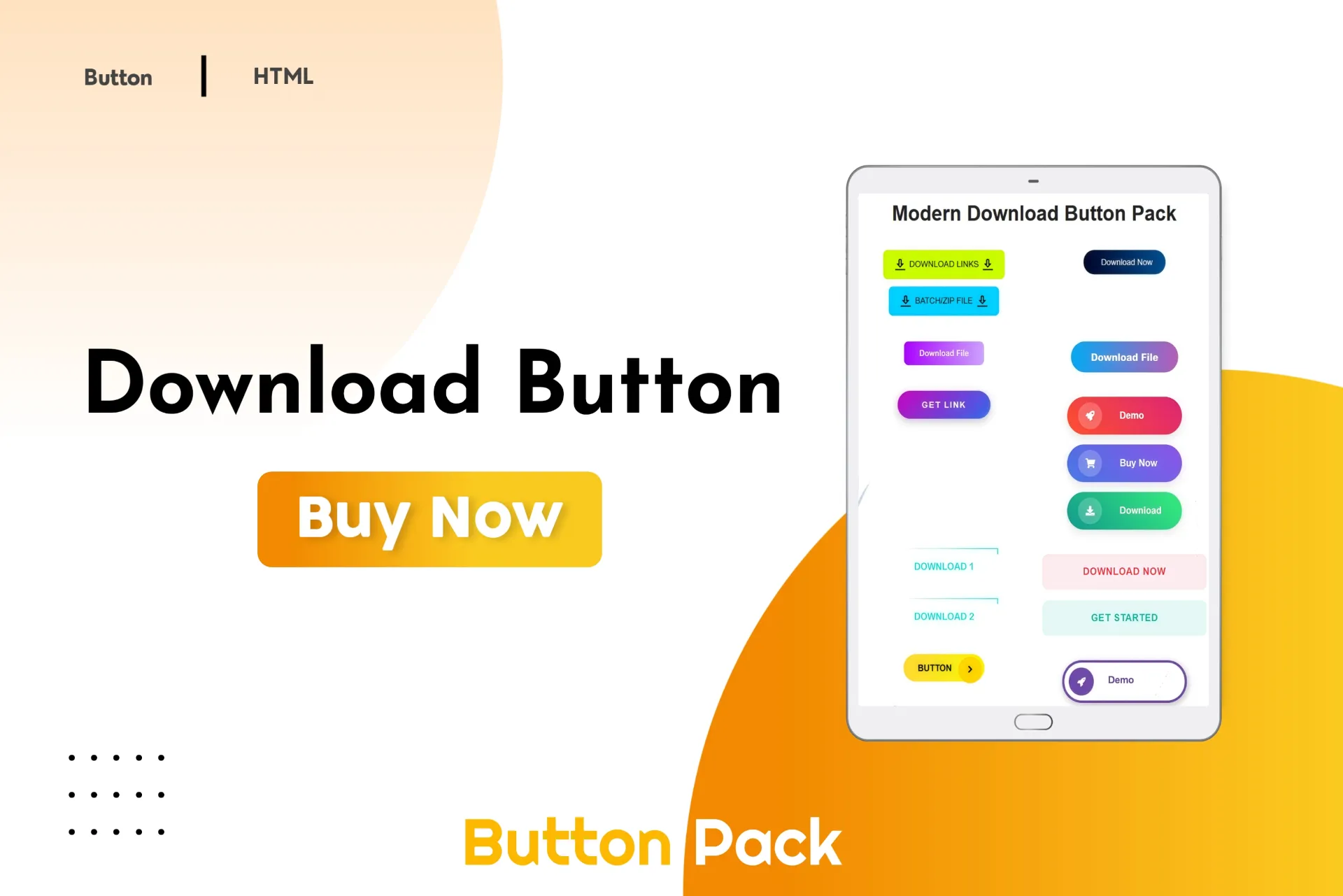 Modern Download Button Pack