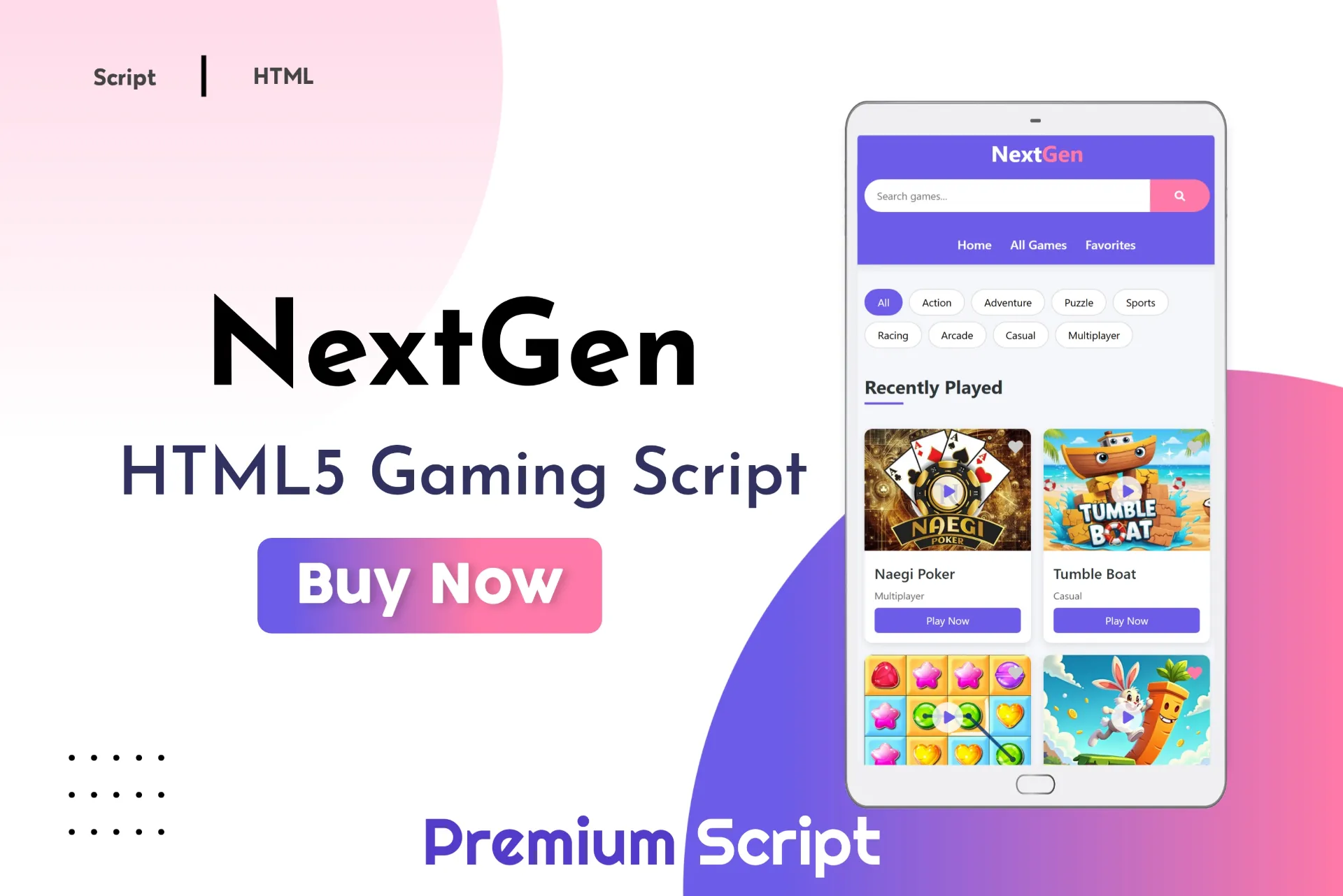 Next Gen - HTML5 Script
