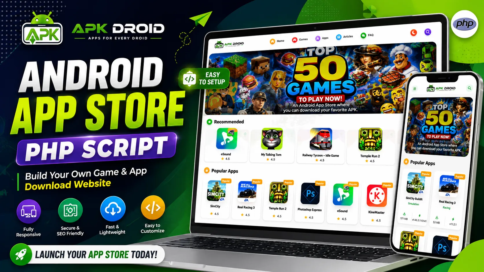 APK Droid – App & Game Download PHP Script