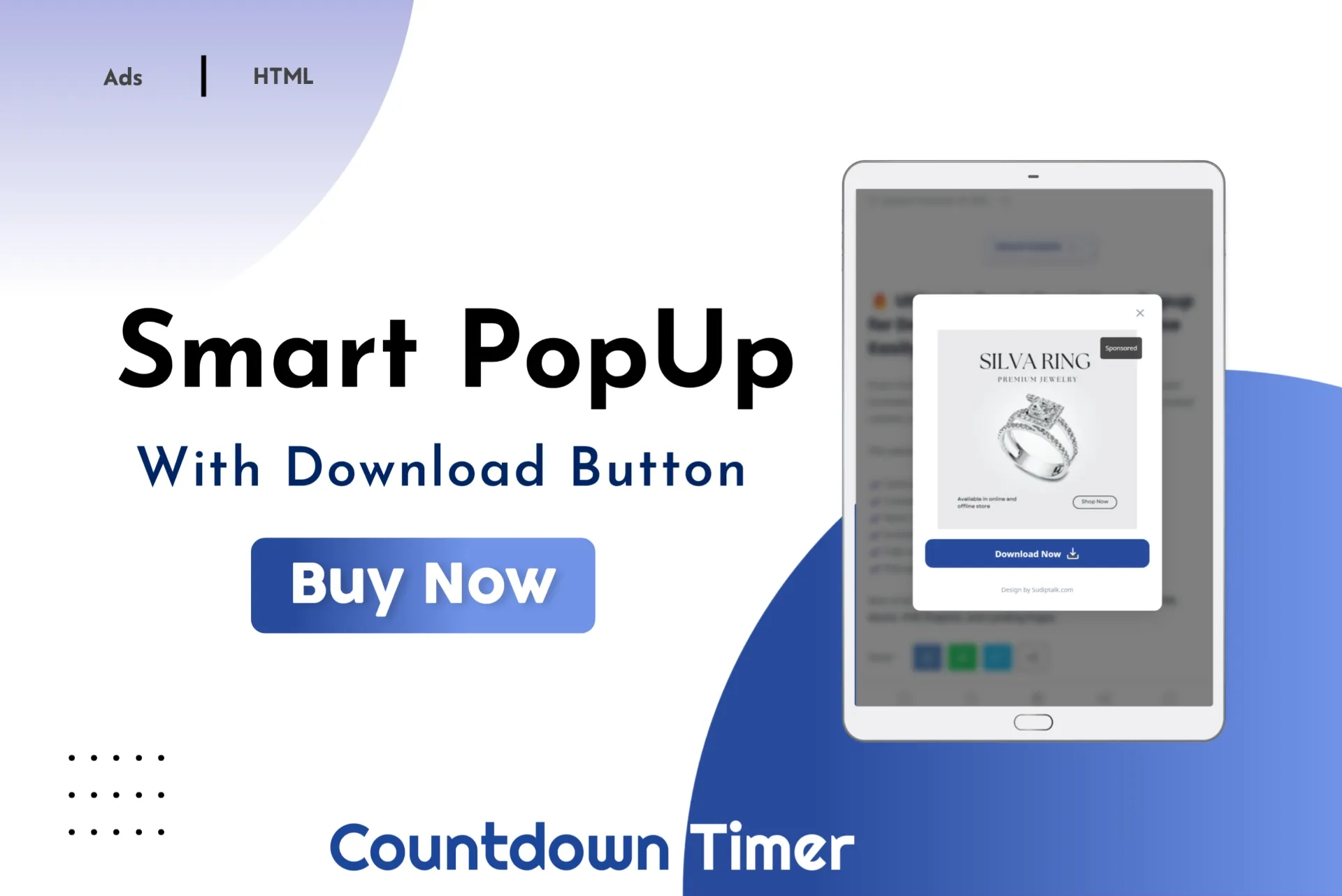 Smart Popup Countdown Content Unlocker
