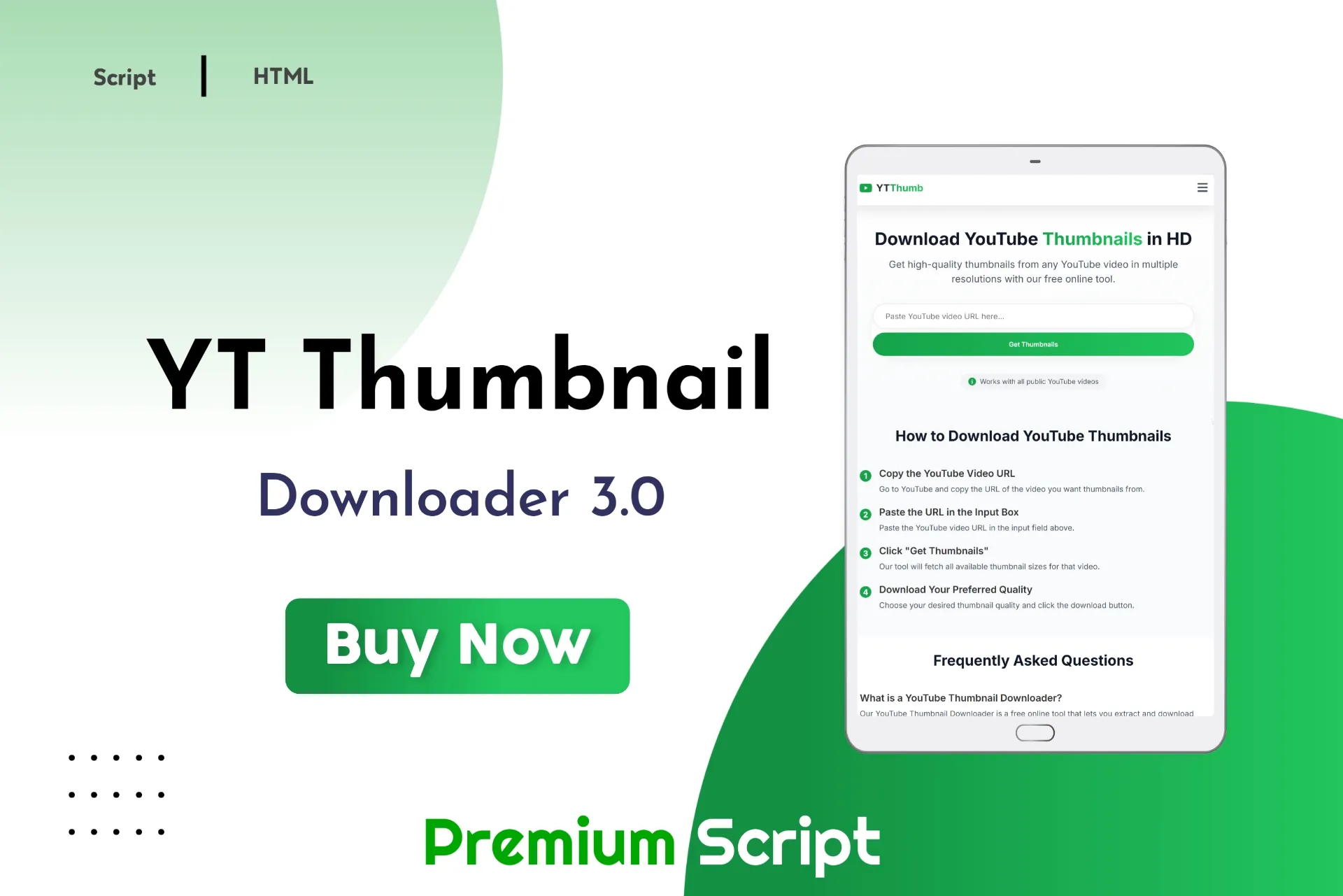 YouTube Thumbnail Downloader 3.0